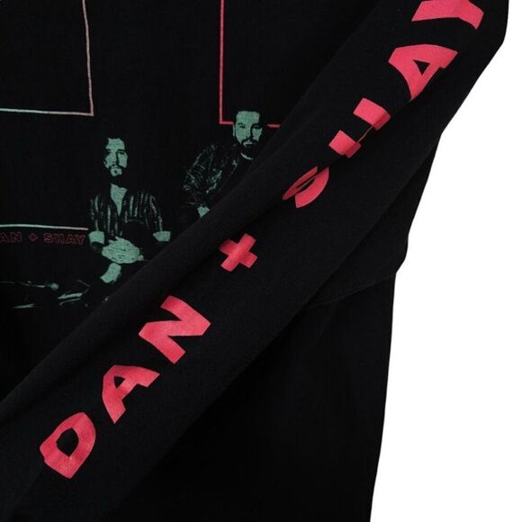 Dan + Shay T Shirt Mens Size Large Black Country Pop Music Duo - Picture 5 of 7